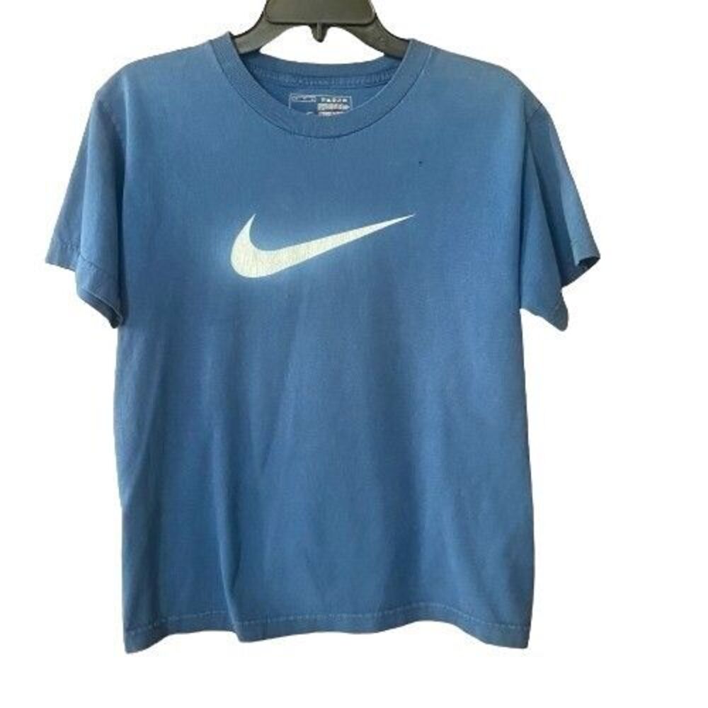 Nike Boys Youth T Shirt Athletic Logo Swoosh Printed Active Short Sleeve